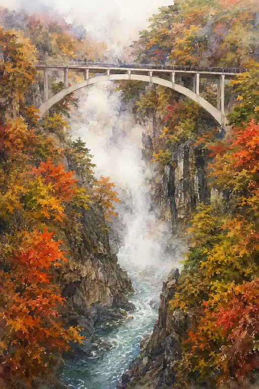 The White Arch Holds the Mist