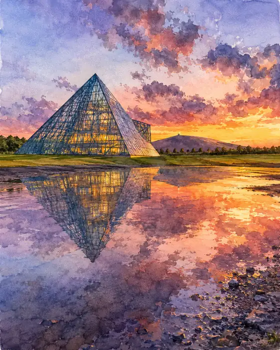 The Sky Enters the Glass Mountain