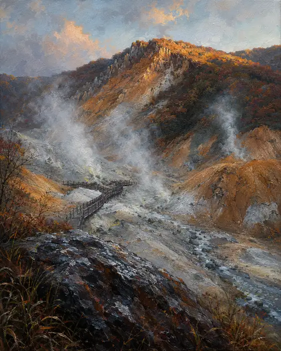 The Earth Exhales Beneath Autumn