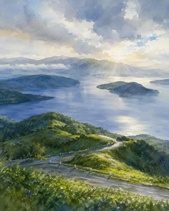 The Road Curves Toward Morning