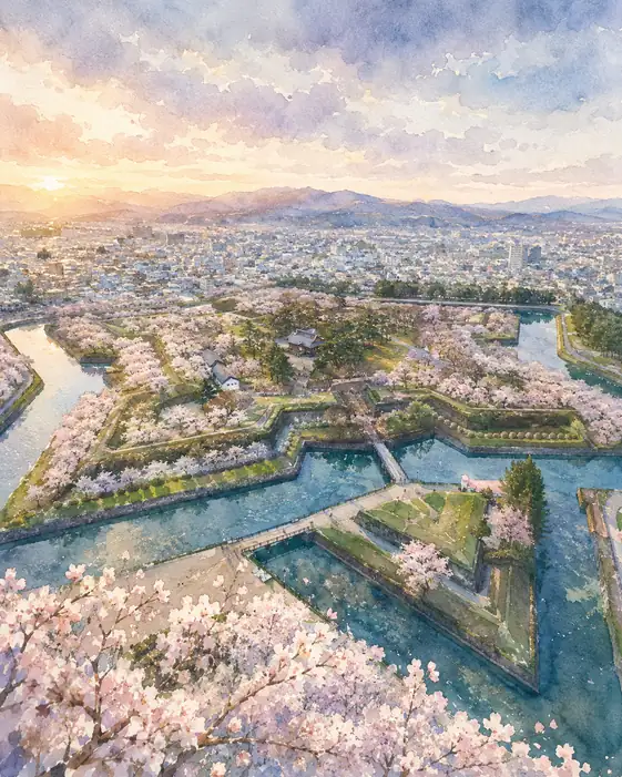 Spring Draws a Star Around the City