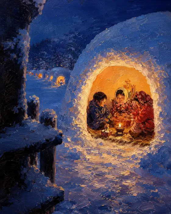 Children Keeping the Night Warm