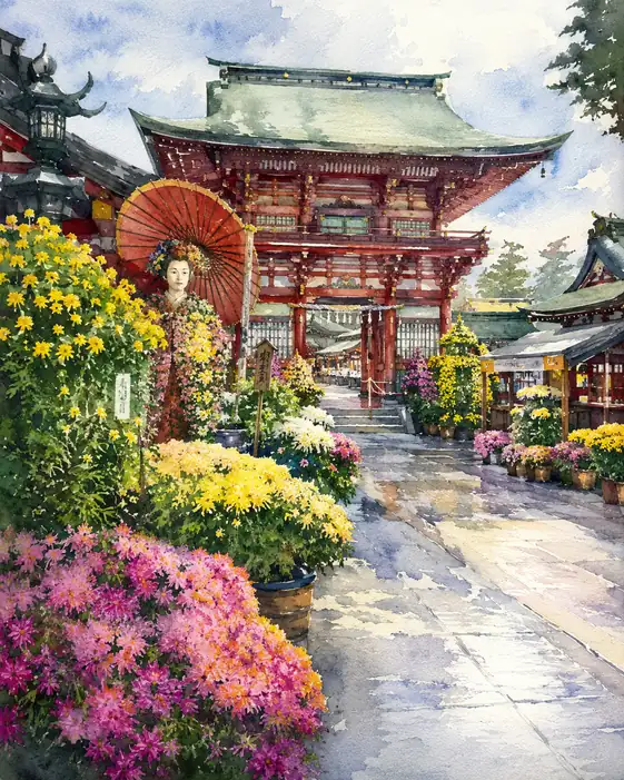 She Waits Where Prayer Blooms