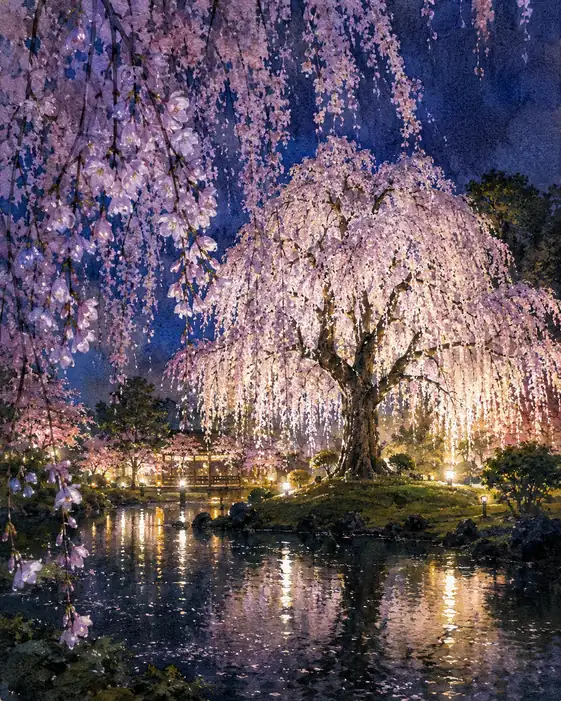 After the Crowd, the Cherry Tree