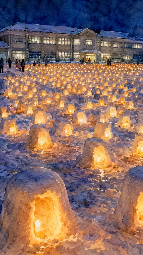 The Night Remembered by Windows and Flames