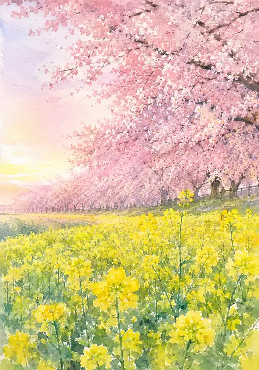 ふたつの色の春