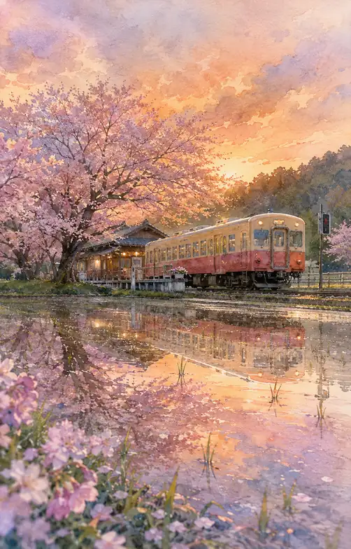 The Last Train of Blossom Light