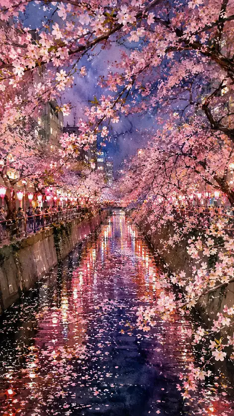 花びらは街の灯を運ぶ