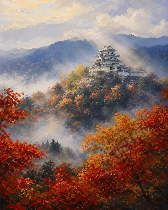 Braving the Frost, the Keep Stands White, Autumn Ablaze