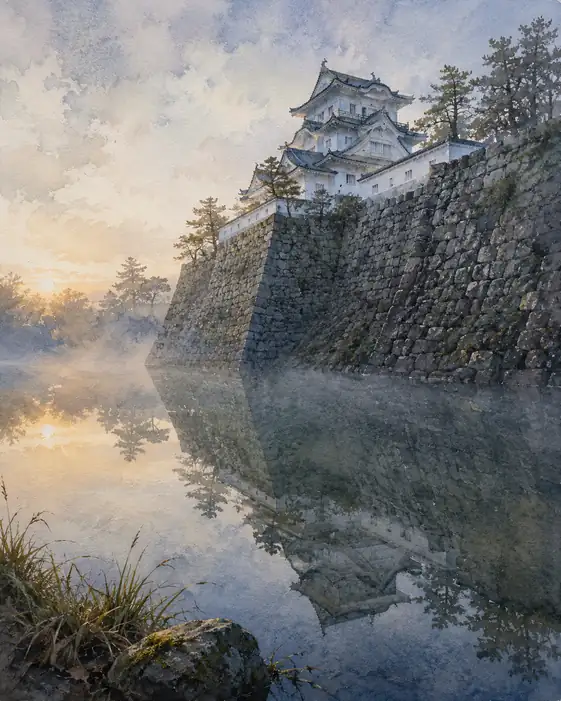 Castle Between Mist and Mirror