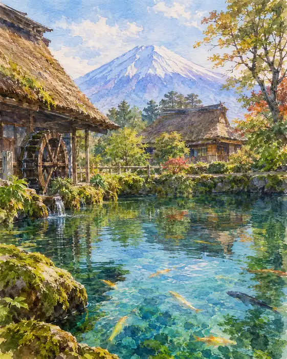 Where Clear Water Holds the Sacred Peak