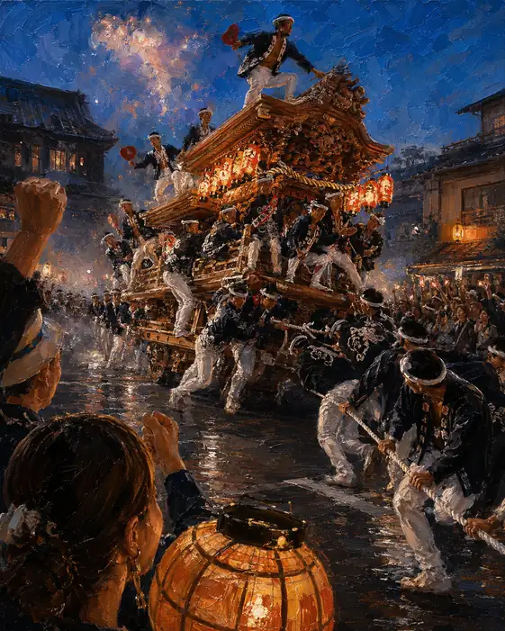 Pulling the Night into Festival Fire