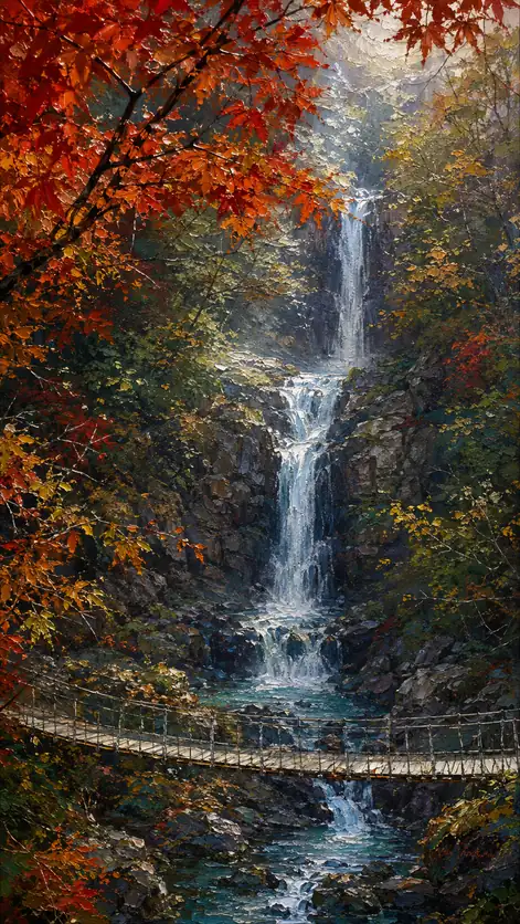 Three Falls, One Autumn Breath