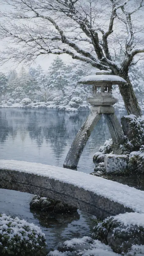 When Snow Learns the Shape of Stillness