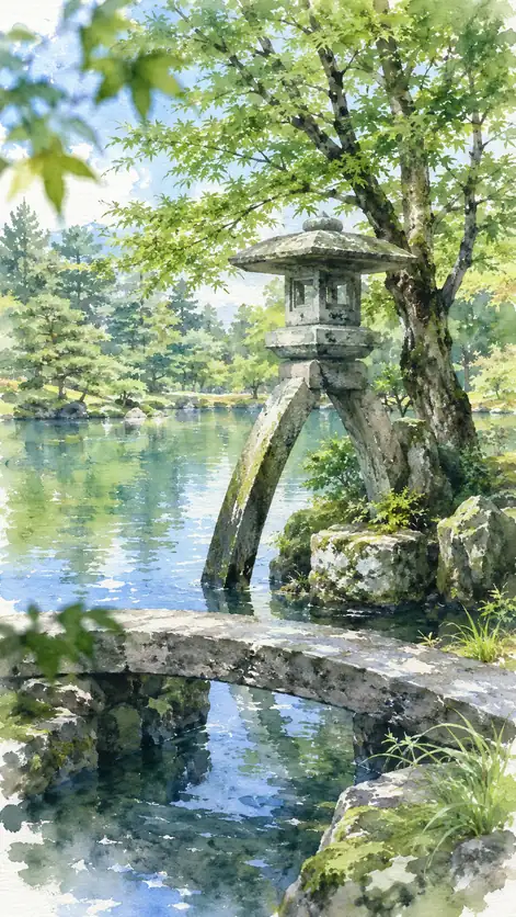 A Summer Whisper Through Three Stones