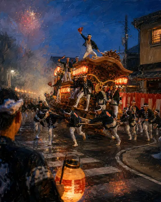 Festival Fire Rounds the Corner