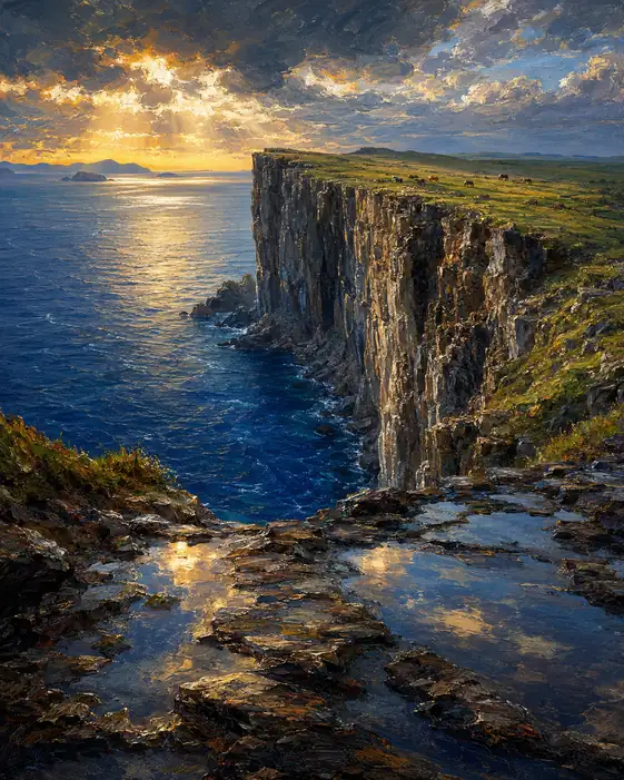Where Horses Graze Above the Sunlit Abyss
