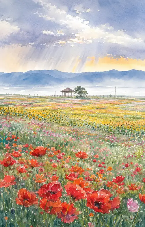 光芒が彩りの野を訪れるとき