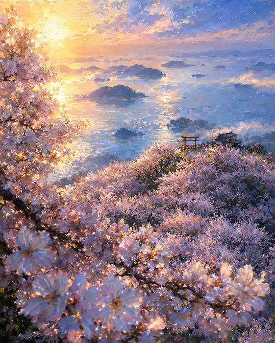 The Shrine Above a Thousand Blossoming Isles