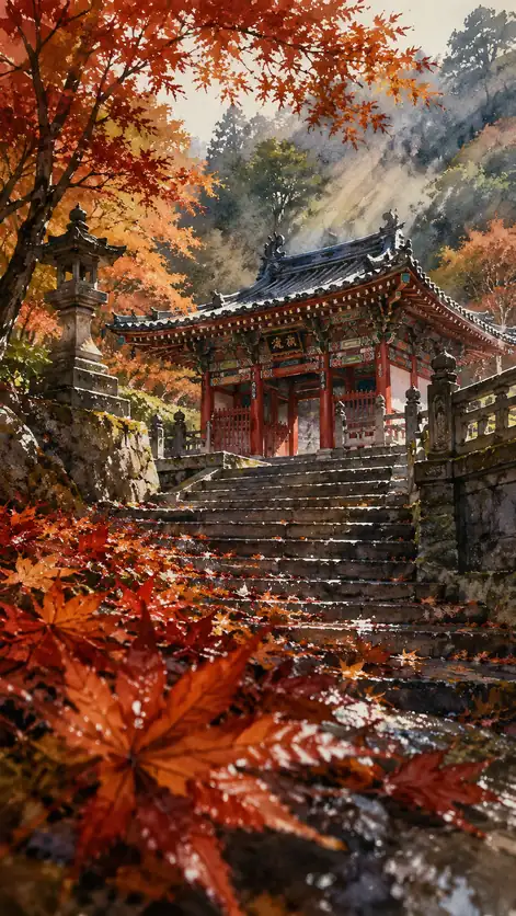 紅葉の奥に眠る叡智