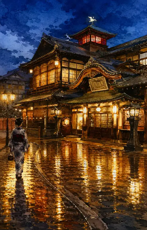 Her Footsteps Gather the Lanterns