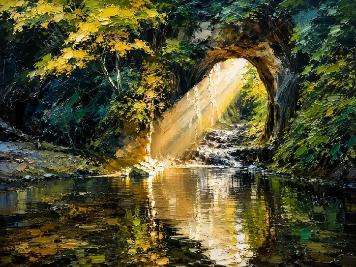 The Sun Enters Through Stone