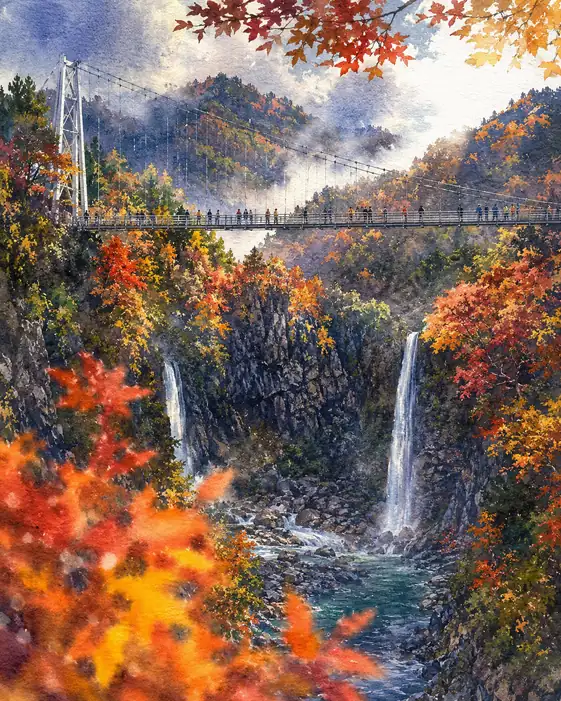 Across the Valley's Autumn Breath