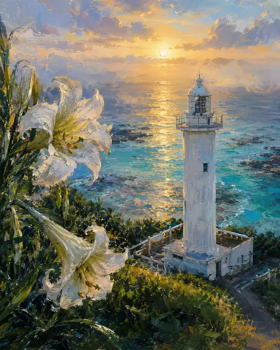 White Petals, Golden Tide