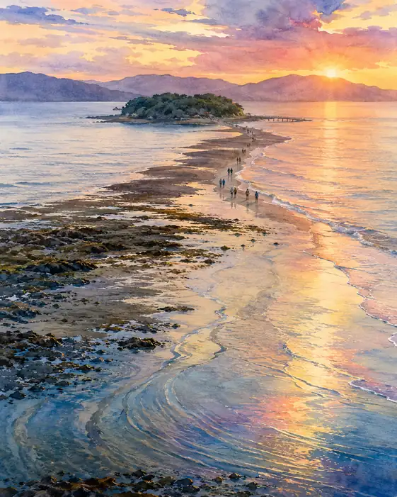 The Tide Returns Our Footsteps to Light