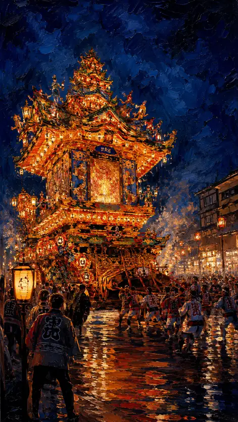 The Night Carries a Palace of Fire