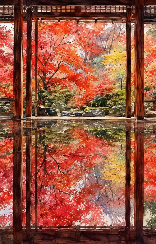 Autumn Paints a Second Garden