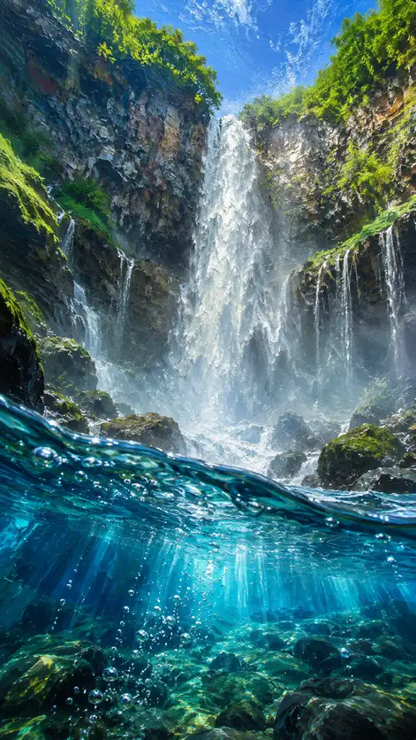 Beneath the Waterfall, Another Sky