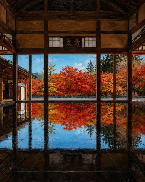 Autumn Enters through the Open Hall