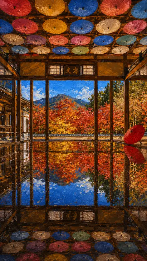 Autumn Reflected Twice