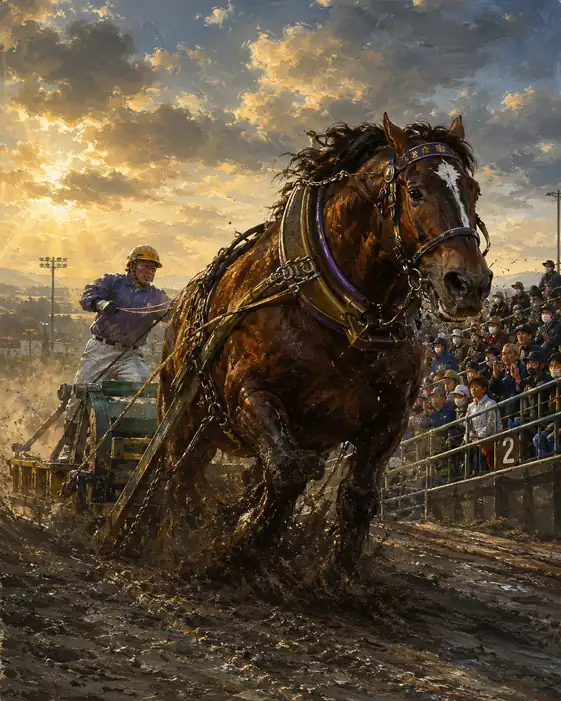 Thunder of Hooves beneath the Evening Sun