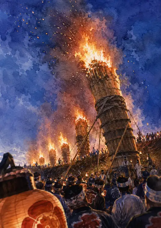 Fire Climbs the Ancient Tower