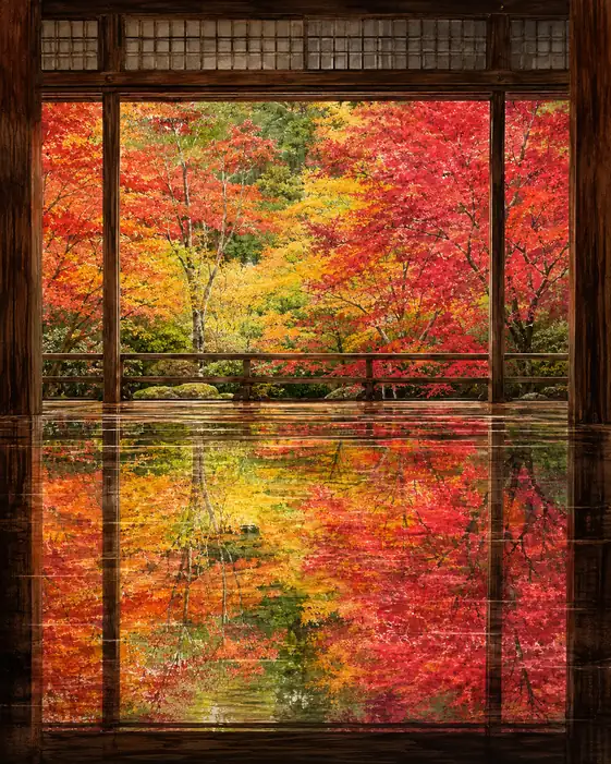 Autumn Waits behind the Quiet Frame