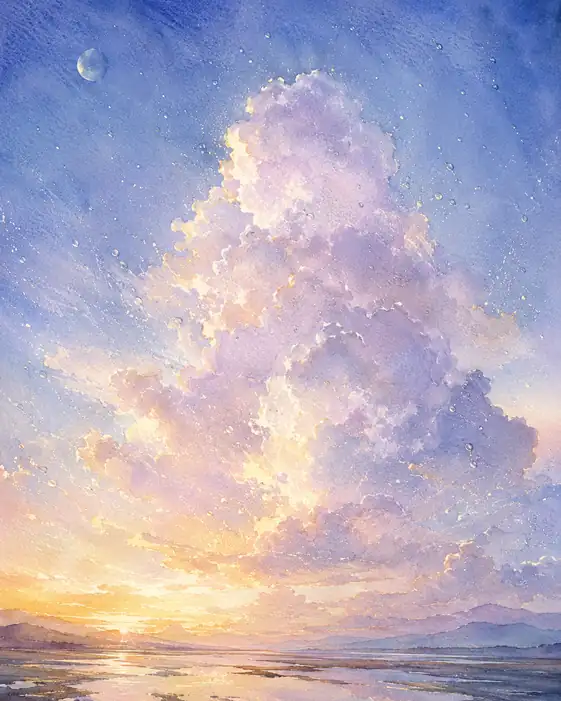 The Cloud Builds a Palace of Light