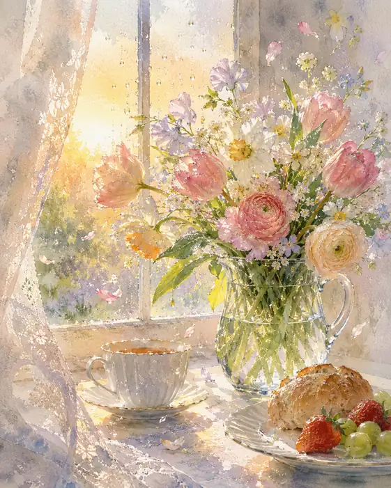 Morning Sets a Place for Spring