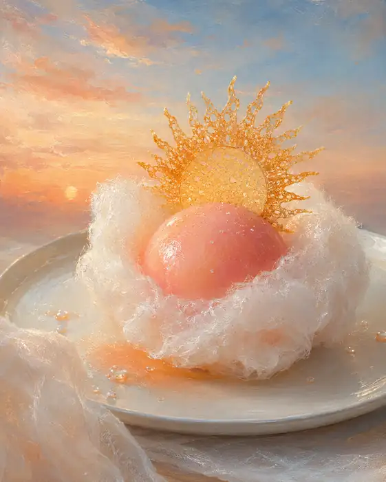 The Sweet Sun Wakes in a Bed of Clouds