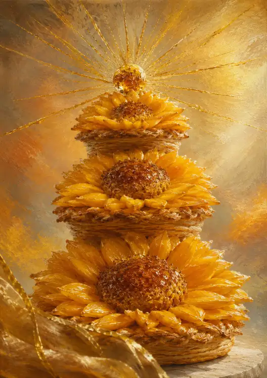 Sunflowers Build a Stairway to the Sun