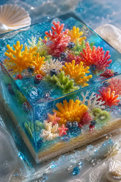 A Coral Garden Beneath Sweet Tides