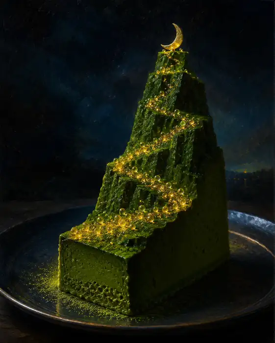 Fireflies Climb the Green Moon