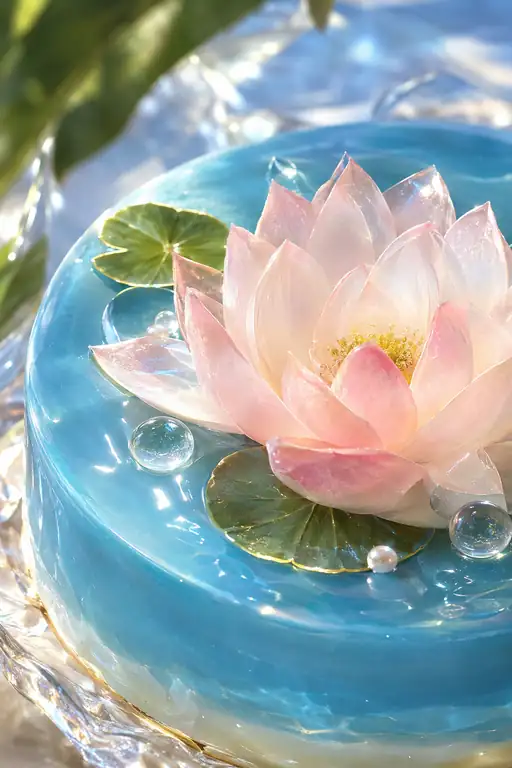 Lotus Opens on a Sweet Mirror