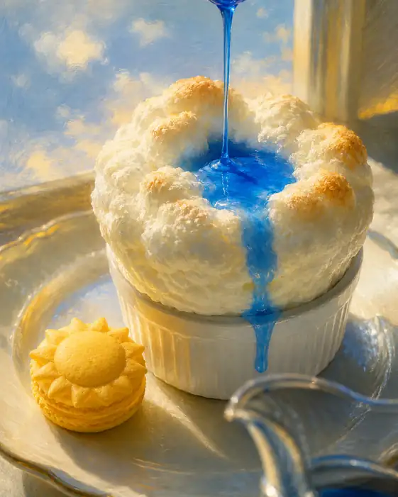 Blue Sky Pours into a Cloud Soufflé