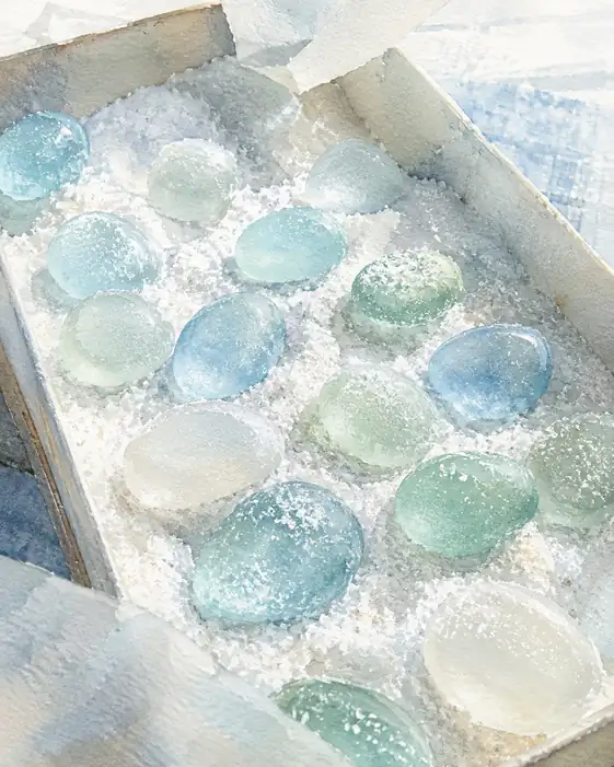 Sea Glass Dreams in Sugar Sand