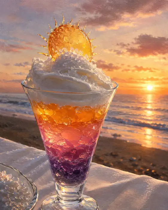 The Sunset That Melted into a Parfait