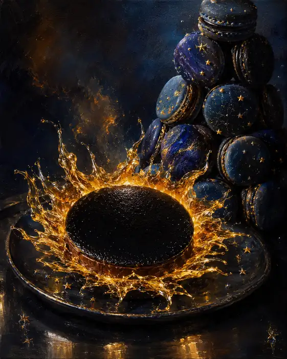 An Eclipse Crowned in Golden Fire
