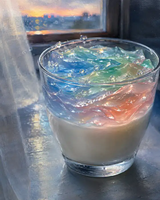 Aurora Trembles Above Milk