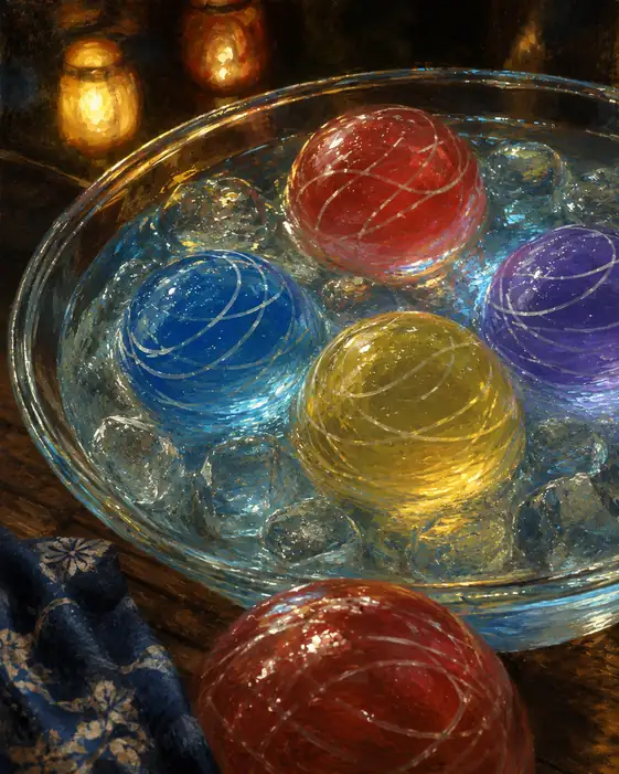 Festival Moons Float in the Evening Bowl